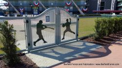 Disney's All-Star Sports Resort - Grand Slam Pool with Laser Cut Logos