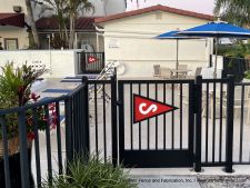 SYC Pool Gates included (2) additional colors for the Club Burgee