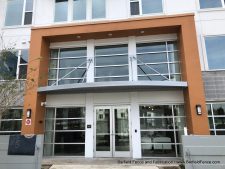 Canopy with a front radius. installed at Maitland Station